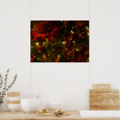 Poster Arbre de Noël marron et or II (Cuisine)