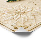 Poster Arbre de Noël orné d'émail doré (Coin)
