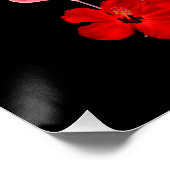 Poster Arbre de Noël père Noël Pink Flamant rose (Coin)