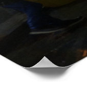 Poster Arbre de Noël Rockefeller Center en réflexion (Coin)