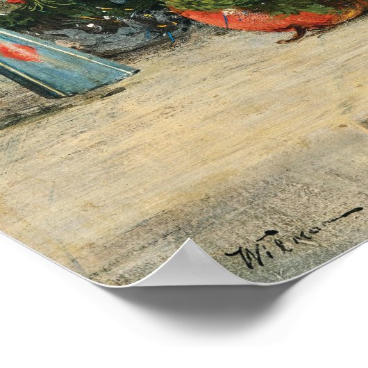 Poster Arbre de Noël | Rudolf Bernhard Willmann (Coin)