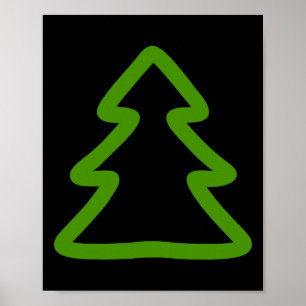 Poster Arbre de Noël simple