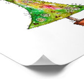 Poster Arbre de Noël Whimsical (Coin)