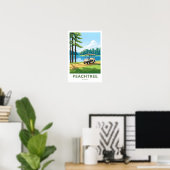 Poster Arbre de pêche Géorgie - Imprimer (Bureau à domicile)