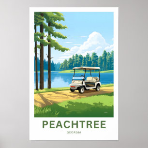 Poster Arbre de pêche Géorgie - Imprimer