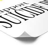 Poster Arbre de prévention du suicide (Coin)