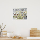 Poster Arbre de printemps en fleurs blanches Photo 2 Arbr (Cuisine)