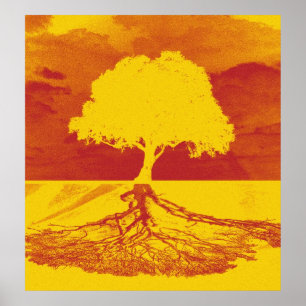 Poster Arbre de relaxation de la vie