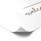 Poster Arbre de signature bébé - Grand - Vert (Coin)