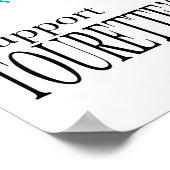 Poster Arbre de syndrome de Tourette (Coin)