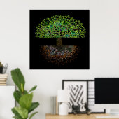 Poster Arbre de vie (Bureau à domicile)