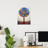POSTER ARBRE DE VIE (Bureau à domicile)