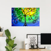 POSTER ARBRE DE VIE (Bureau à domicile)