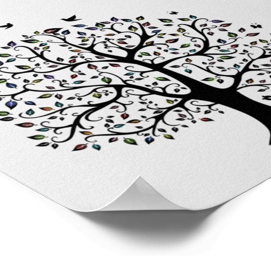 Poster Arbre de vie (Coin)