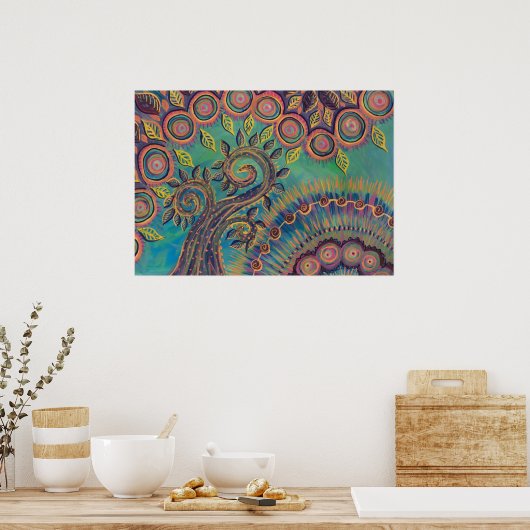 Poster arbre de vie (Cuisine)
