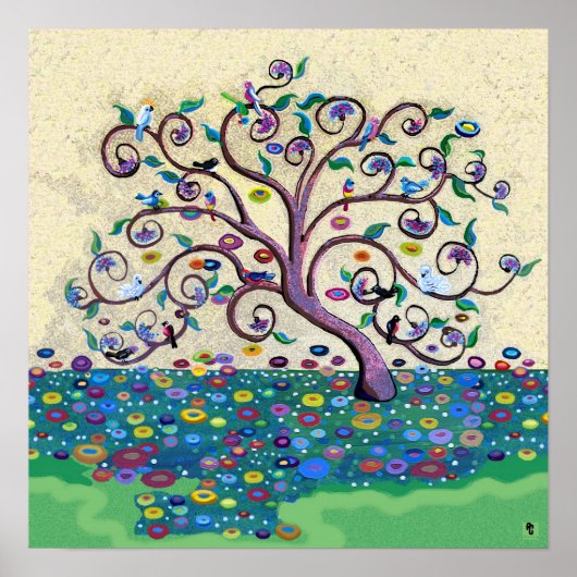 Poster Arbre de vie (Devant)