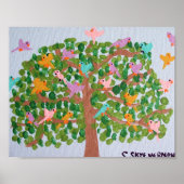 Poster Arbre de vie -14x11 (Devant)