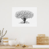 Poster Arbre de vie - animaux (Cuisine)