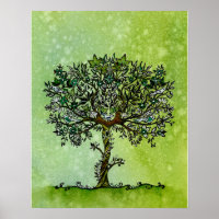 Arbre de vie aquarelle peinture