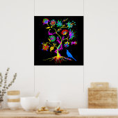 Poster Arbre de vie art (Cuisine)