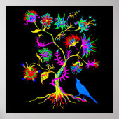 Poster Arbre de vie art (Devant)