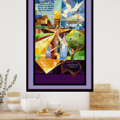 Poster Arbre de vie Bannière Jésus (Cuisine)