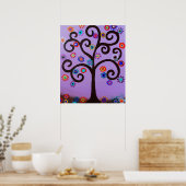 POSTER ARBRE DE VIE BAT MITZVAH BAR (Cuisine)