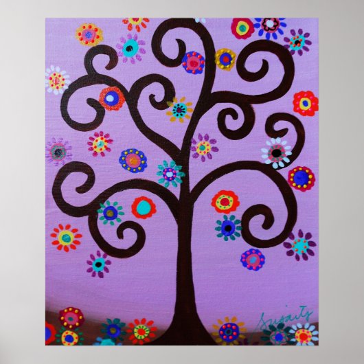 POSTER ARBRE DE VIE BAT MITZVAH BAR (Devant)