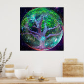 Poster Arbre de vie bien-être (Cuisine)