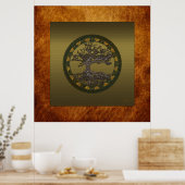 Poster Arbre de vie celtique (Cuisine)
