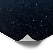 Poster Arbre de vie Ciel bleu nuit paisible (Coin)