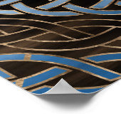 Poster Arbre de vie - Dessin de Yggdrasil (Coin)