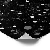 Poster Arbre de vie Dessin noir et blanc (Coin)