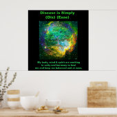 Poster Arbre de vie et de santé (Cuisine)