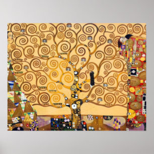 Poster Arbre de vie Gustav Klimt
