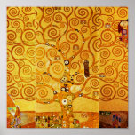 Poster Arbre de vie Gustav Klimt Nouveau<br><div class="desc">L'arbre de vie (1909) est une belle peinture du peintre sécessionniste de Vienne Gustav Klimt. Connu pour la peinture avec de l'or pur,  son art est vibrant et amusant. Les branches de l'Arbre de la Vie se courbent vers les cieux.</div>