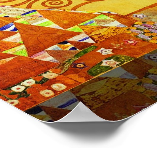 Poster Arbre de vie Gustav Klimt Nouveau (Coin)