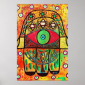 Poster Arbre De Vie Hamsa (Devant)