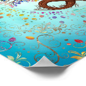 Poster Arbre de vie - Infinité (Coin)