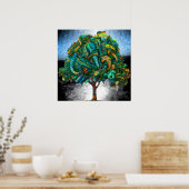 Poster Arbre de vie inventé (Cuisine)