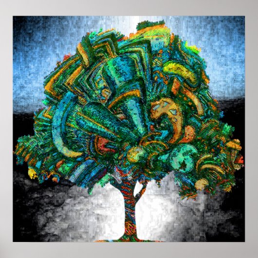 Poster Arbre de vie inventé (Devant)