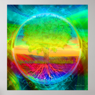 Poster Arbre de vie Miracles