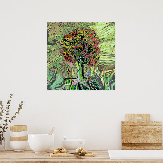 Poster Arbre de vie paisible (Cuisine)