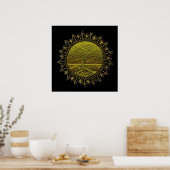 Poster Arbre de vie Sun Salutation (Cuisine)