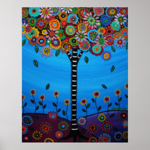 POSTER ARBRE DE VIE VII