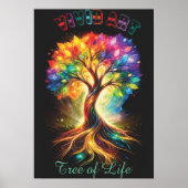 Poster Arbre de vie Vivid Art – Conception Nature (Devant)