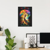 Poster Arbre de vie Vivid Art – Conception Nature (Bureau à domicile)
