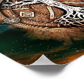 Poster Arbre de vie Yggdrasil (Coin)
