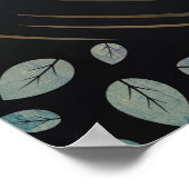 Poster Arbre de vie - Yggdrasil - Or & Texture Peinte (Coin)