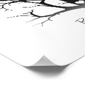 Poster Arbre d'empreintes 12"x12" (Coin)